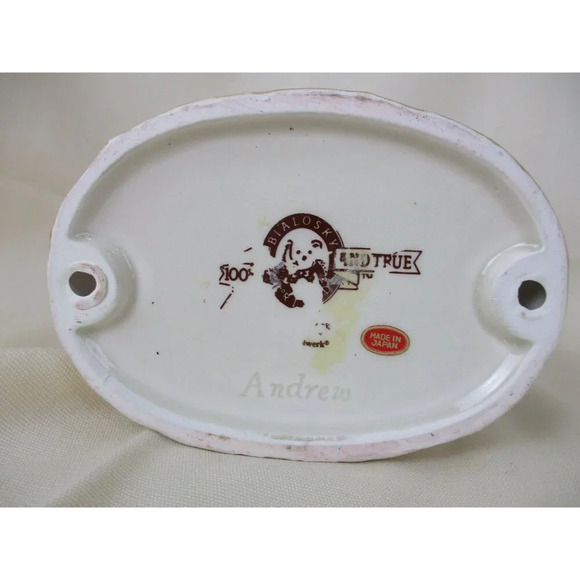 BIALOSKY & FRIENDS ceramic "ANDREW" Teddy Bear figurine Mountie bear scout - Picture 7 of 8